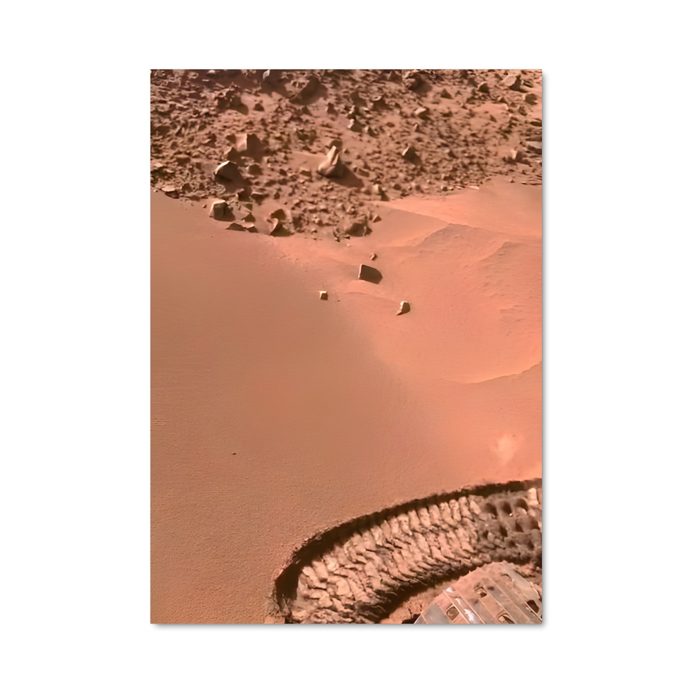 Poster captivant des missions sur Mars